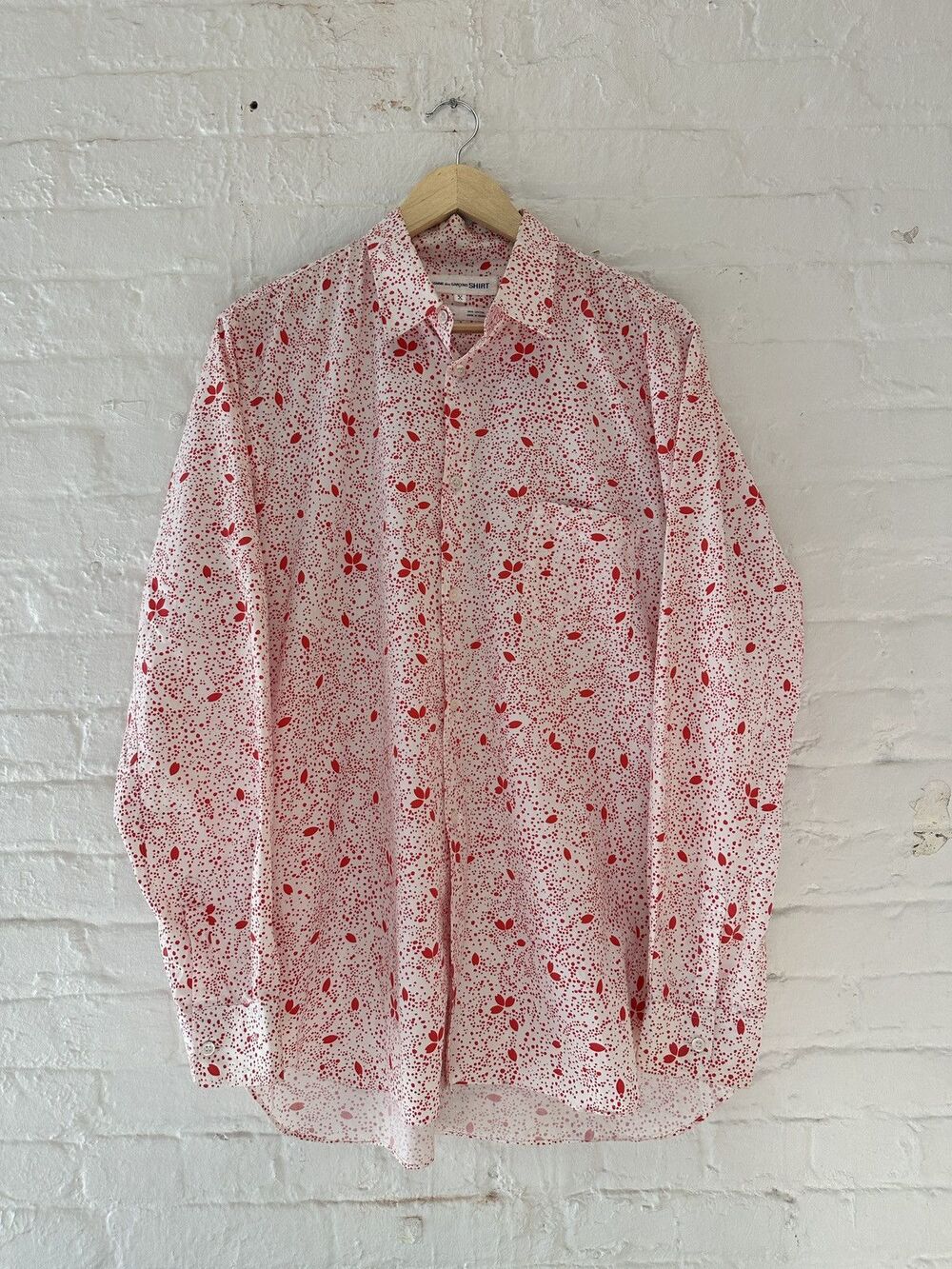 Comme des Garçons SHIRT Abstract Pattern Button Up Shirt